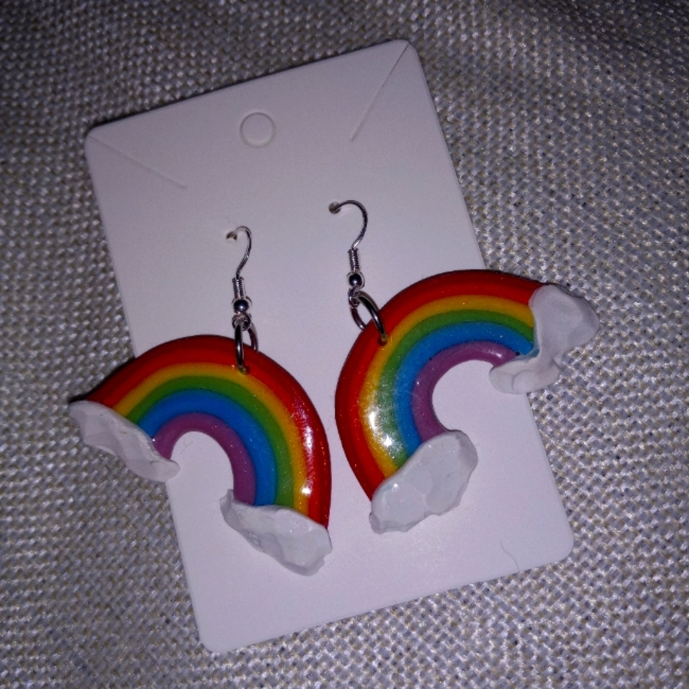 Rainbow earrings